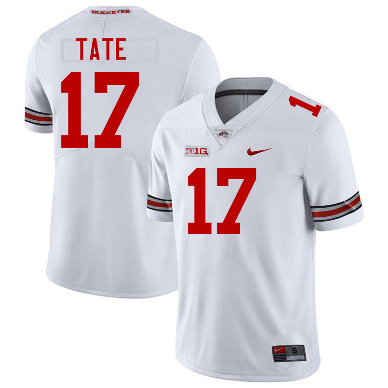 Carnell Tate Ohio State Buckeyes Jersey College Football Uniforms-White